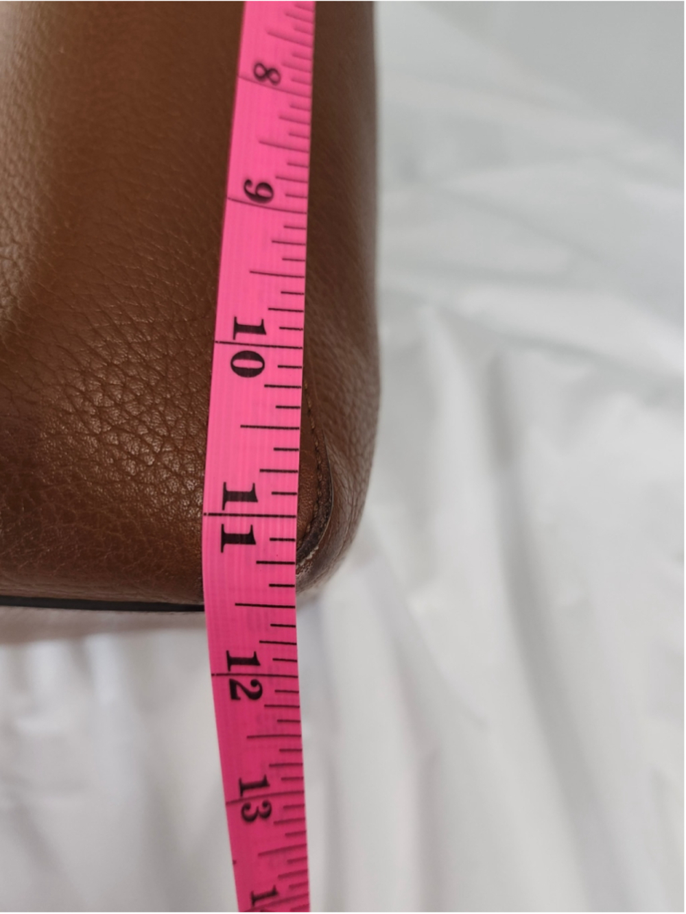 Tory Burch Brown Leather Tote Bag, One Size - Picture 11 of 12